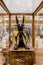 Anubis of Ancient Egypt God of Death. The Egyptian statue of God Anubis from Tutankhamun tomb in