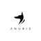 Anubis modern sophisticated logo design. Professional Anubis logo concept.