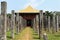 Anuradhapura, gardens arround dagoba, Sri Lanka