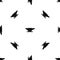 Anvil pattern seamless black