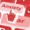 Anxiety Fear Keys Means Anxious Afraid 3d Rendering