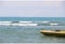 Anyer Beach, Banten, Indonesia - 28 December 2013 - Boat, Ocean weave