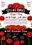 Anzac Day Lest We Forget 25 April vector poster