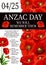 Anzac Day Lest We Forget remembrance vector poster