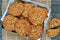 Anzac oatmeal biscuits