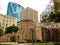 ANZAC Square Memorial park, high rise buildings, Brisbane city, Australia