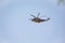 Apache Helicopter Flying over the Desert