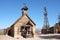 APACHE JUNCTION, ARIZONA - DECEMBER 8, 2016: Church on the Mount at the Goldfield Ghost Town, in Apache Junction, Arizona, off of