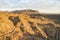 Apache trail - historical route at sunset lights, Arizona