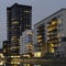 Apartment Block in evening, Stockholm area