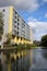 Apartment block by Regents Canal, Tower Hamlets