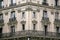 Apartment building with ornate 19th century architecture typical of central Paris