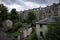 Apartment building surrounding  coutyards in Glasgow Scotland