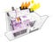 Apartment diagram with floor heating and gas water boiler and photovoltaic and solar panels