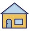 Apartment, family house, Isolated Vector Icon Apartment, family house, Isolated Vector Iconwhich can be easily edit or modified.