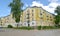 Apartment four-storeyed 10-podjezdny house, 1950 of construction. Uglich, Yaroslavl region