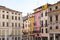 Apartment houses on palazzo on Piazza dei Signori