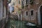 Apartments on a canal, Venice, Italy