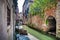 Apartments on a canal, Venice, Italy