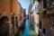 Apartments on a canal, Venice, Italy