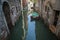 Apartments on a canal, Venice, Italy