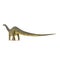 Apatosaurus Dinosaur on white. 3D illustration