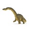 Apatosaurus Dinosaur on white. 3D illustration