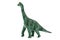 Apatosaurus dinosaurs toy on white background.