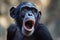 Ape shocked funny. Generate Ai