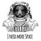 Aper, boar, hog, wild boaraper, boar, hog, wild boar Astronaut. Space suit. Hand drawn image of lion for tattoo, t-shirt