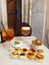 Aperitif in the Ð¡ity of Noto in Sicily.