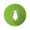 Aphid flat design long shadow glyph icons set