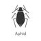 Aphid glyph icon
