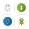 Aphid icons set