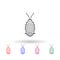 Aphid multi color icon. Simple thin line, outline  of insect icons for ui and ux, website or mobile application