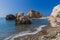 Aphrodite rock in Paphos Cyprus