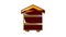 Apiary honey icon animation