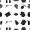 Apiary pattern icons in black style. Big collection of apiary vector symbol stock illustration