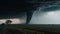 Apocalyptic Storm: Massive Tornado and Lightning Strikes