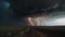Apocalyptic Storm: Massive Tornado and Lightning Strikes