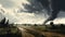 Apocalyptic Tornado Outbreak: Concept Art Commission With High Detailed Xbox 360 Graphics