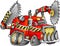 Apocalyptic Truck Vehicle Vector