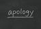 Apology