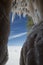 Apostle Islands Ice Caves on frozen Lake Superior, Wisconsin