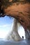 Apostle Islands Ice Caves Frozen Waterfall, Winter