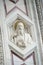 Apostle, relief on the facade of Basilica of Santa Croce in Florence