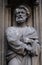 Apostle, statue on the portal of the Saint Laurent Church, Paris