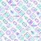 App development seamless pattern