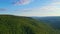 Appalachian mountain aerial time lapse