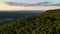 Appalachian Mountain Valley golden hour time lapse